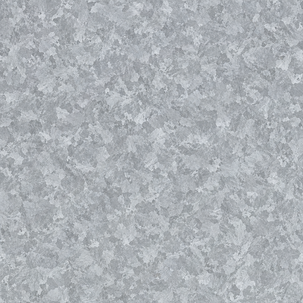 Fine-Spangle Galvanized Sheet Diffuse / albedo map