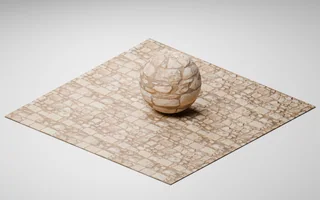 Limestone paving blocks — Medieval Blocks 05 PBR 4K Stone