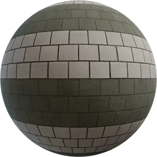 Brick Crosswalk PBR 4K Wall