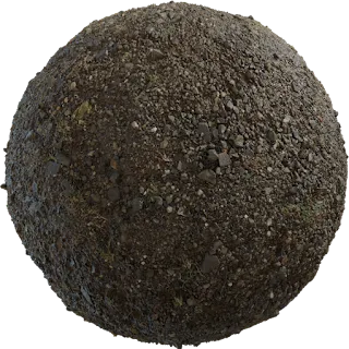 Brown Mud Rocks 01 PBR 4K Stone