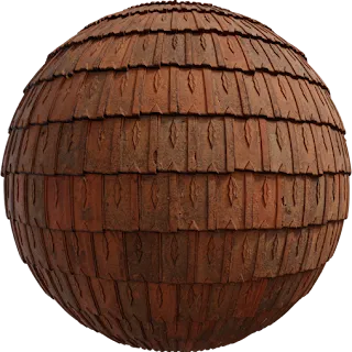 Clay Roof Tiles 03 PBR 4K Tiles