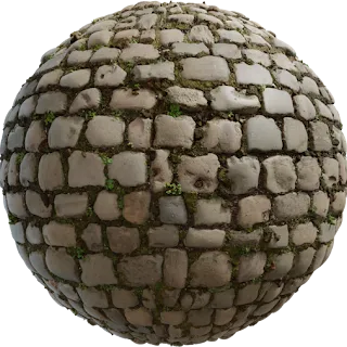 Cobblestone Floor 04 PBR 4K Floor