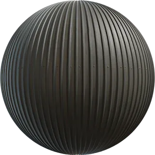 Corrugated Iron 02 PBR 4K Metal