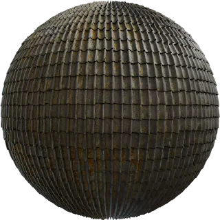 Grey Roof Tiles PBR 4K Tiles