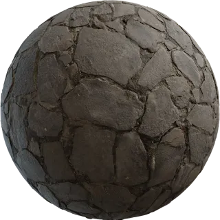 Grey Stone Path PBR 4K Stone