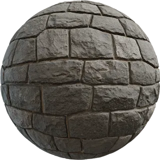 Japanese Stone Wall PBR 4K Stone