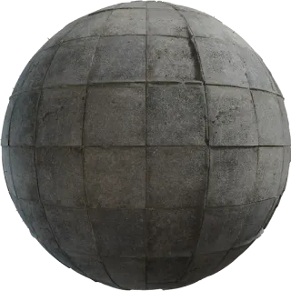 Large Floor Tiles 02 PBR 4K Floor