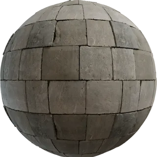 Large Grey Tiles PBR 4K Tiles