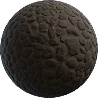 Large Pebbles PBR 4K Stone