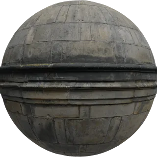 Large Sandstone Blocks PBR 4K Stone