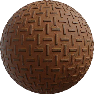 Metal Grate Rusty PBR 4K Metal