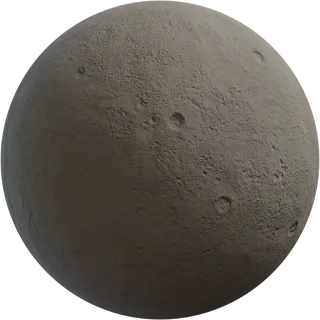 Moon Meteor 02 PBR 4K Ground