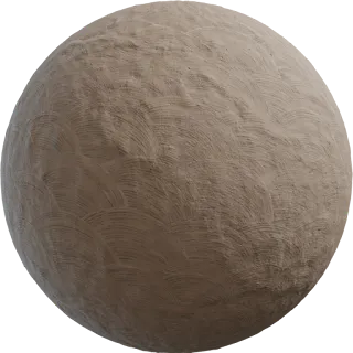 Patterned Clay Plaster PBR 4K Wall