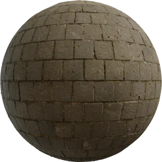 Square Cobblestone PBR 4K Stone