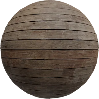 Weathered Brown Planks PBR 4K Wood