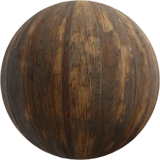 Wood Planks Dirt PBR 4K Wood