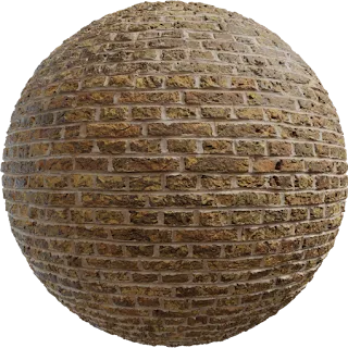 Yellow Brick PBR 4K Wall