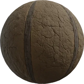 Yellow Plaster 02 PBR 4K Wall