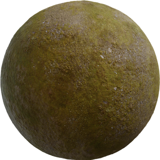 Aerial Grass Rock PBR 4K Stone