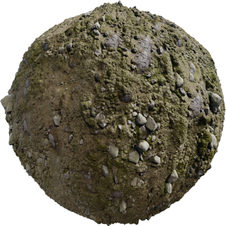 Aerial Rocks 01 PBR 4K Stone