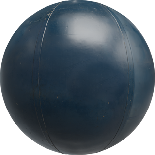 Blue Metal Plate PBR 4K Metal