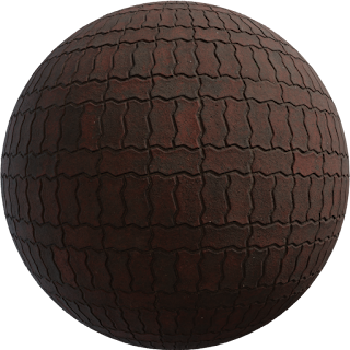 Brick Pavement PBR 4K Wall