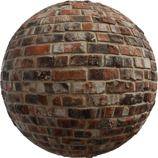 Brick Wall 005 PBR 4K Wall