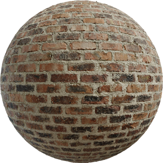 Brick Wall 02 PBR 4K Wall