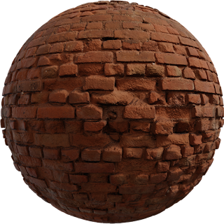 Broken Brick Wall PBR 4K Wall