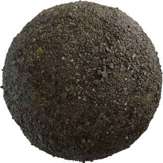 Brown Mud Rocks 01 PBR 4K Stone