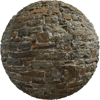 Castle Wall Varriation PBR 4K Wall