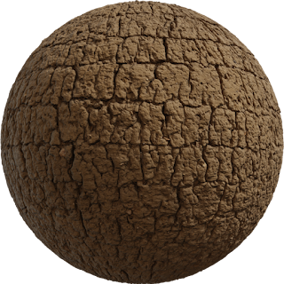 Clay Block Wall PBR 4K Wall