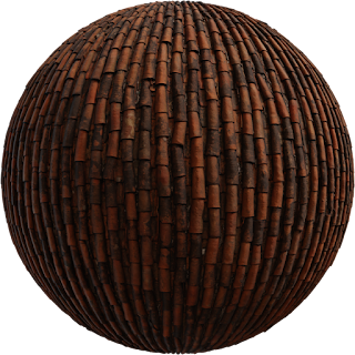 Clay Roof Tiles PBR 4K Tiles