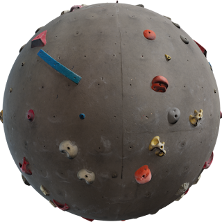 Climbing Wall 02 PBR 4K Wall