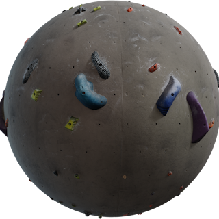 Climbing Wall PBR 4K Wall