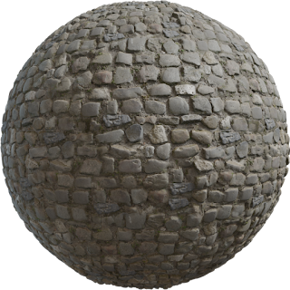 Cobblestone Floor 001 PBR 4K Floor