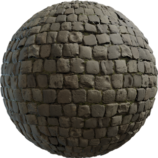 Cobblestone Floor 07 PBR 4K Floor