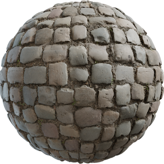 Cobblestone Floor 08 PBR 4K Floor