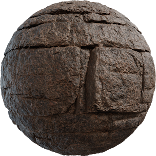 Dry Riverbed Rock PBR 4K Stone
