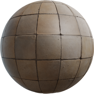 Floor Tiles 08 PBR 4K Floor