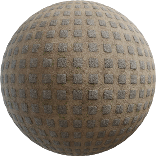 Grass Concrete Pavement PBR 4K Concrete