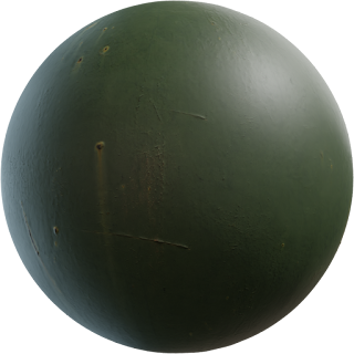 Green Metal Rust PBR 4K Metal