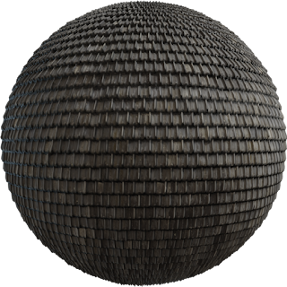 Grey Roof 01 PBR 4K Wall