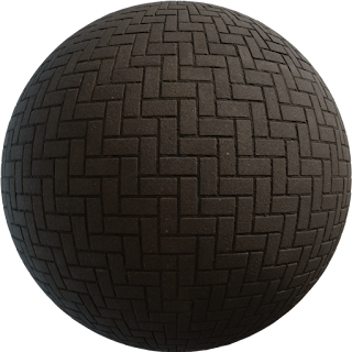 Herringbone Pavement 03 PBR 4K Floor