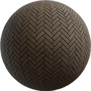 Herringbone Pavement PBR 4K Floor