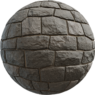 Japanese Stone Wall PBR 4K Stone