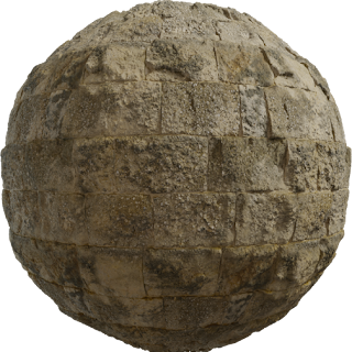 Large Sandstone Blocks 01 PBR 4K Stone