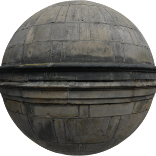 Large Sandstone Blocks PBR 4K Stone