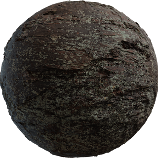 Lichen Rock PBR 4K Stone