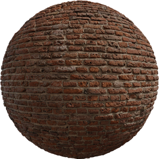 Medieval Red Brick PBR 4K Wall